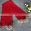 Newest design fashion acrylic knit scarf winter plain color scarf