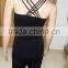 chest crosscover straps seamless body shaper cami with cups