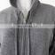 100% Pure Cashmere Women's Grey Hoodie Zipper Cardigan Sweater