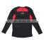 Long Sleeve Black Blank Plain Soccer Jersey For Training