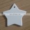 sublimation ceramic ornaments with hole