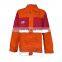 High quality factory OEM fire resistant jacket welding jacket with reflective