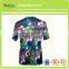 Polyester men T-shirt with printing