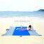 2017 Lightweight Portable Folding Sand Free Picnic Beach Mat With Stakes&Loops Waterproof Compact Parachute Nylon Beach Blanket