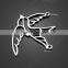 wholesale animal bird swan shape pendant alloy pendant jewelry accessories
