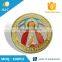 Newest design fashion europe souvenir 24k gold coin
