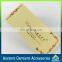 brand foil stamping swing paper hang tags for garment