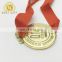 Custom Marathon Metal Sport Souvenir Golden Medal For Gifts