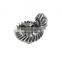 Customized high precision cnc machining steel 45 degree bevel gears