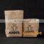 wholesale drawstring jute burlap gift bags with printed logo