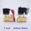 Normally Closed 2 way Pilot Diaphragm Brass electric 12v dc 24V 220V water pneumatic Solenoid Valve 1" BSP 25mm PX-25 wire lead