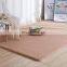 Eco soft polyester rabbit fake fur floor rug