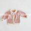 2020 Autumn boy and girl Infant Children's Sweater Knitted Solid Color Graffiti All-match Cardigan Coat baby boy clothes