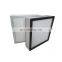 Customized hepa air purifier Plate and frame air filter element activated carbon filter Filtro de aire