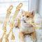 Rope strung through stick toy interactive dog play toy grinding stick dog chew toy with rope