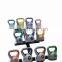 Body Exercise Equipment Double Color Plastic Kettlebell Wholesale