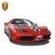 Factory Price Special Style Fiberglass Body Kit Front Bumper Engine Hood Bonnet For Ferra-ri 458