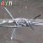 Heavy Zinc Coated or PVC Coated Barbed Wire for security fence