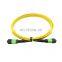 SM MPO/MTP Single mode 8/12/24 Cores Fiber Optic Patch cord cordon de raccordement en fibre Fiber Jumper mpo mpo patch cord