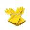 CE Approved Yellow Household Latex gloves / Rubber Cleaning gloves