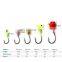 1g 1.5g 1.6g 2.5g 5.0g  Ice Fishing 5 pcs / pack 20 Colors Ant Drop  Fishing Lures Ice Fishing Jig Head
