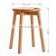 modern design high end solid wood bar stool home decoration durable wooden stools