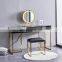 2 Drawers Vanity Dressing Table Stool Set with LED Bulbs