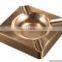 brass plated ashtray