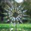 Iron style outdoor sculpture personalized alien crafts creative metal windmill ornaments