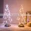 Crystal Christmas Tree Lamp LED Night Table Light Diamond Holiday Gift Nordic Desk Decoration Fairy Lights For Bedroom Kids Girl