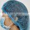 Good quality disposable bouffant hair mob cap OEM accepted colorful