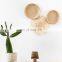 HOT Sale Decorative Woven Bamboo Wall Hanging Decor Set Wall basket decor Wholesale made in Vietnam Manufacturer