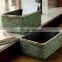 Beautiful Water Hyacinth Storage Basket Handmade Desktop Basket Set Of 3 Vietnam Supplier