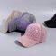 2023 new summer lady LOVE drill cowboy torn han edition casual baseball cap thin sunshade cap