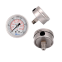 Stainless steel shock-resistant pressure gauge 250bar threaded  pressure gauge manufacturer