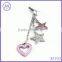 enamel metal dangle charm phone anti dust plug for earphone