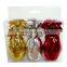 PET Foil Bow, Metallic Ribbon Eggs and star bows for party /wedding/festive decoration