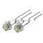 Pure White strawhat LED 5mm diode 140 - 160 degree beam angle