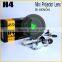 Popular motorcycle car Small H4 mini Projector Hid Bi-xenon Bulbs Headlight with high quality