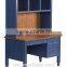 Y-1775 High Quality Wooden Writing Table With Drawers Colored Furniture Bookcase