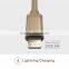 Nylong & TPE Mfi Original 8 Pin Circular Connector Wholesale USB Cable for IOS
