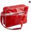 blue quality fashional pu messenger bag for young people