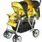 #4029T top-luxury baby twins stroller made of aluminum in QuanZhou, FuJian, China