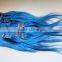 wholesale cheap price 100% human indian hair blue clip in hair extension