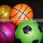 Kids outdoor playing toy ball mini 3'' solid rubber sport ball