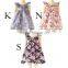 2016 New arrival summer boutique children dress wholesale flower new model girl dress for frock design kid dress (ulik-GD124)