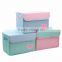 High quality professional fold down storage boxes with lid
