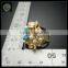 Gold pearl ring designs for women, 18k gold green pearl ring