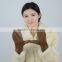 Leather mittens ladies/ women brown color fashion leather gloves mittens