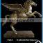 Antique bronze horse statue